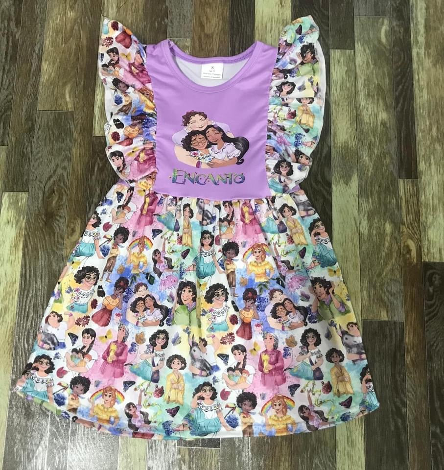 Preorder*  Encanto Sisters hug dress