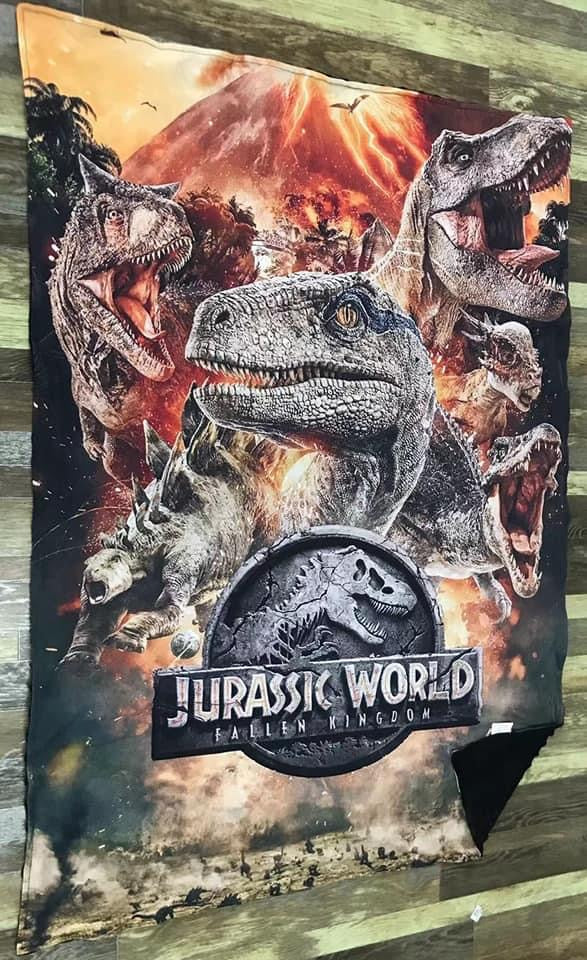 Preorder* Jurassic minky blanket