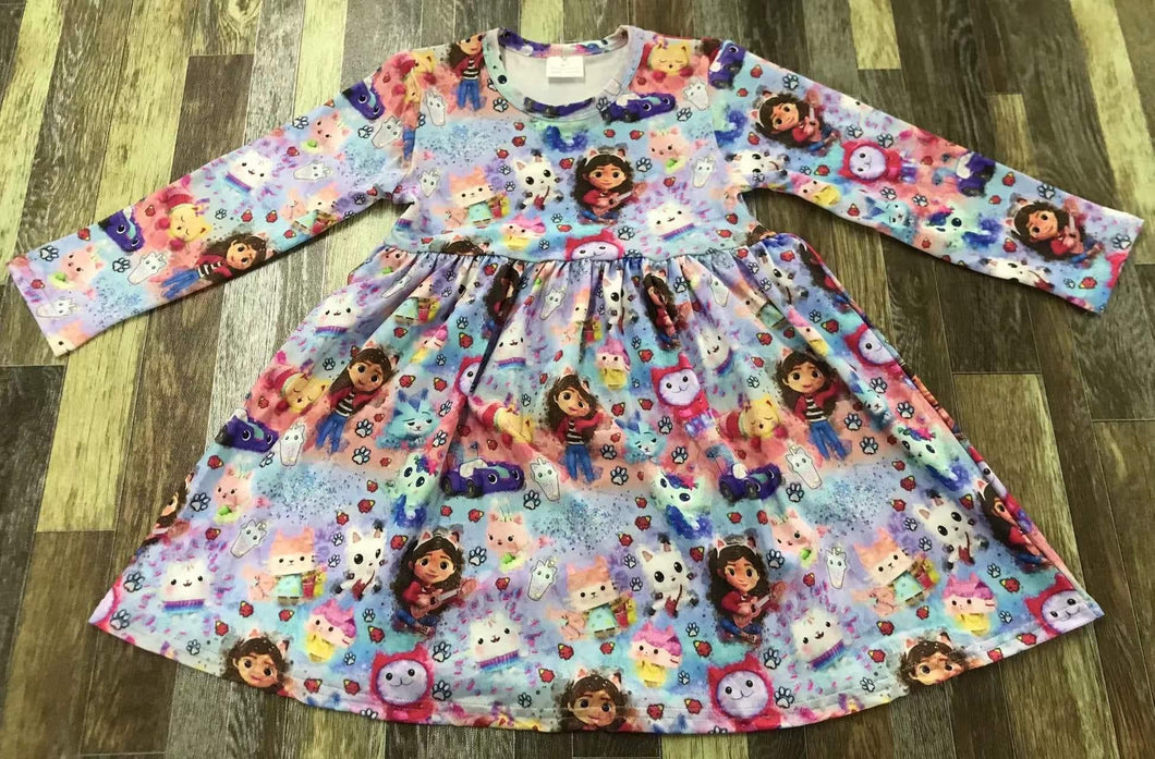 Preorder*  Gabby long sleeve dress