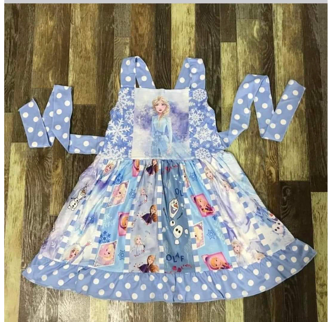 Preorder Frozen Elsa Twirl Dress