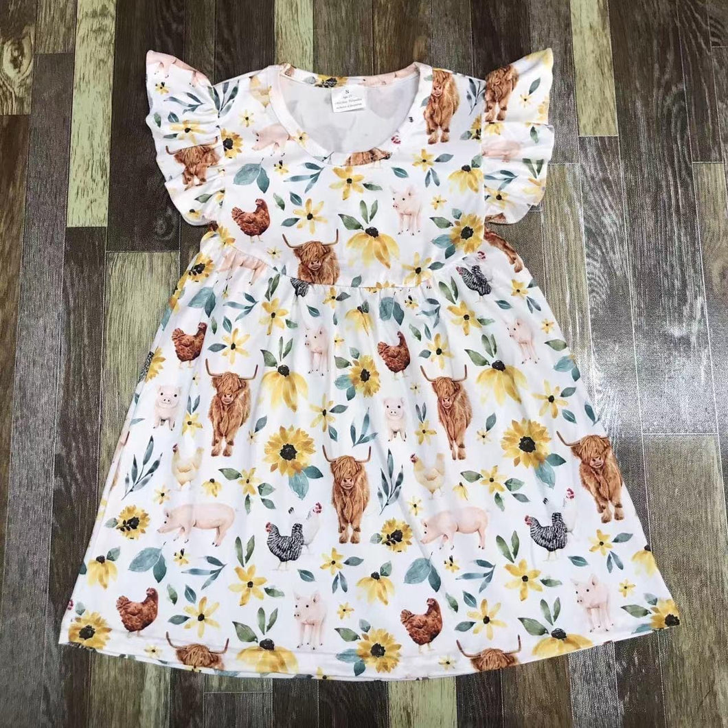 Preorder Sunflower Bull Pearl Dress