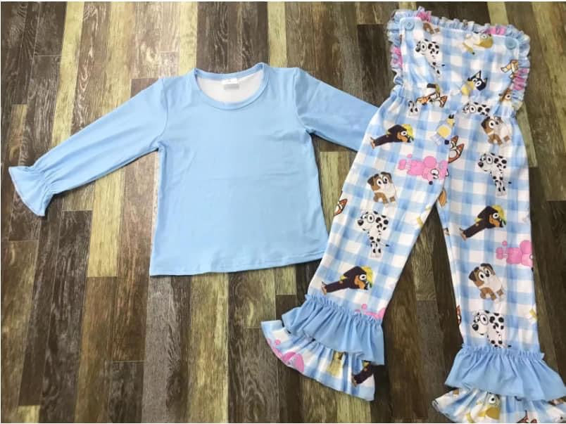 Preorder* Bluey Overalls set