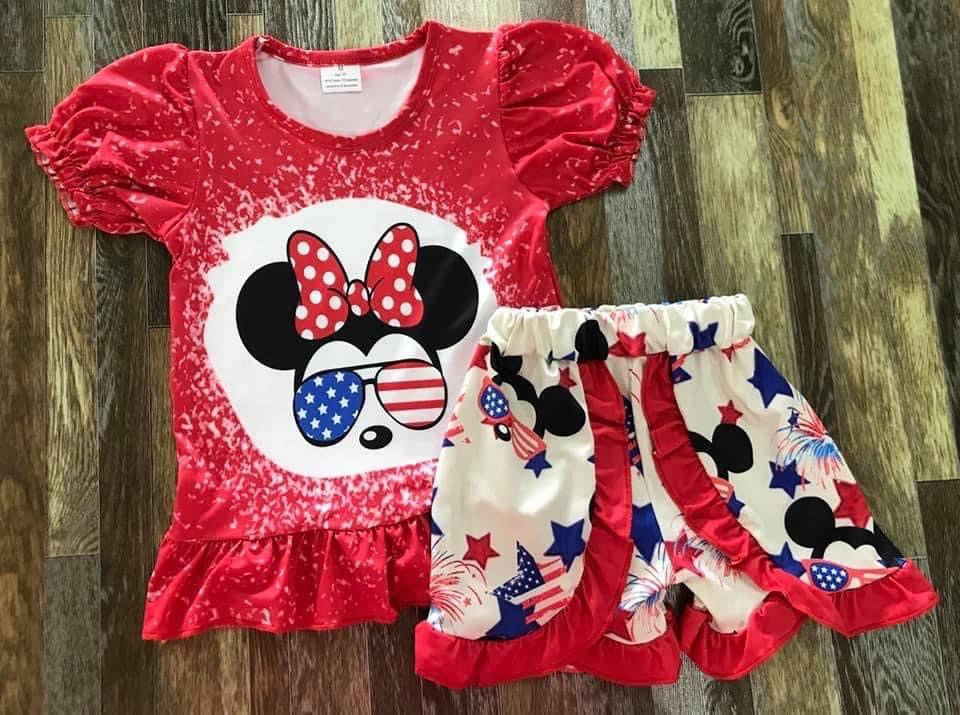 Preorder*  Patriotic Minnie Set