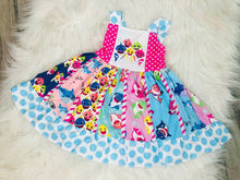 Load image into Gallery viewer, Inspired Baby Shark Twirl Dress
