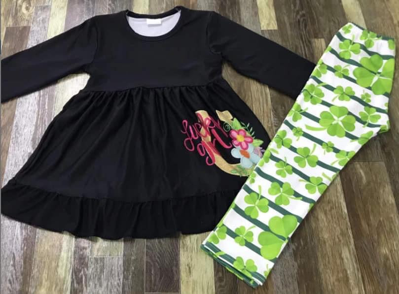 ETA 2/5 Preorder*  Saint Patrick’s Day Lucky Girl Set