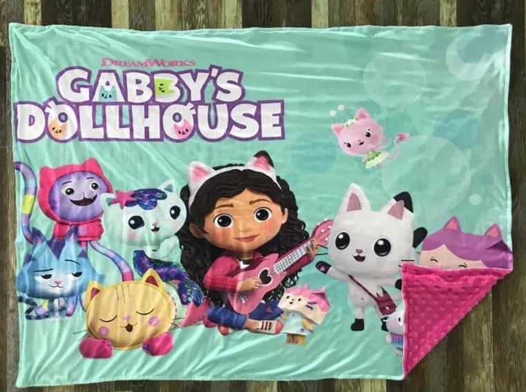 Preorder* Gabbys Dollhouse minky blanket