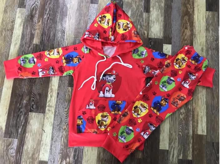 Preorder* Paw Patrol red hoodie set ETA 2/5