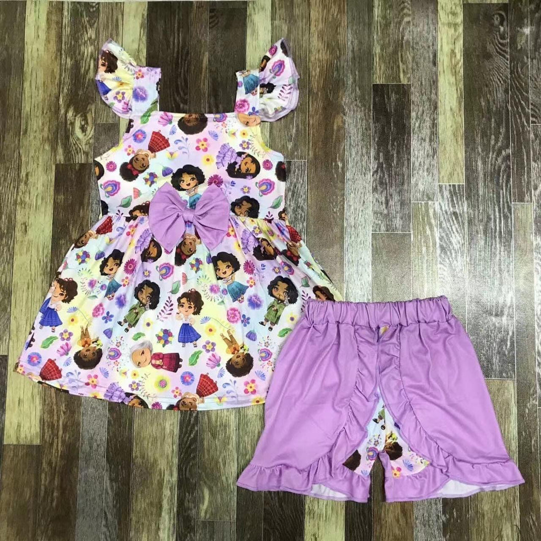 Preorder*  Encanto family shorts set