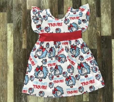 Preorder* ETA 2/5 Hear Comes Trouble Dress