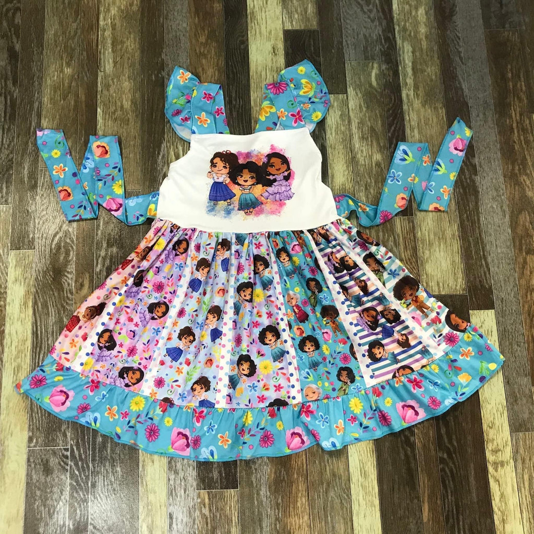 Preorder*  Encanto Sisters twirl dress