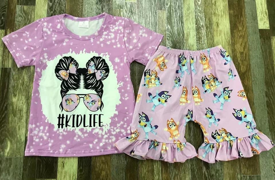 Preorder* Kid Life Shorts Set
