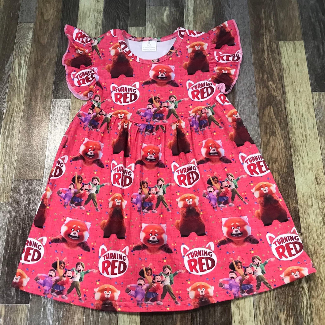 Preorder* Turning Red Panda dress