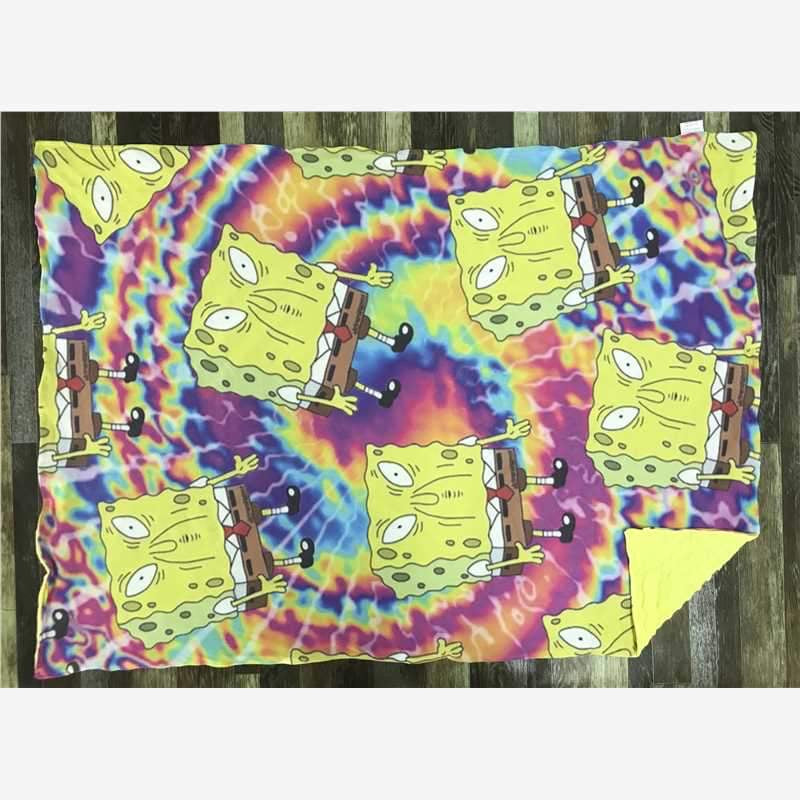 Sponge Bob minky blanket
