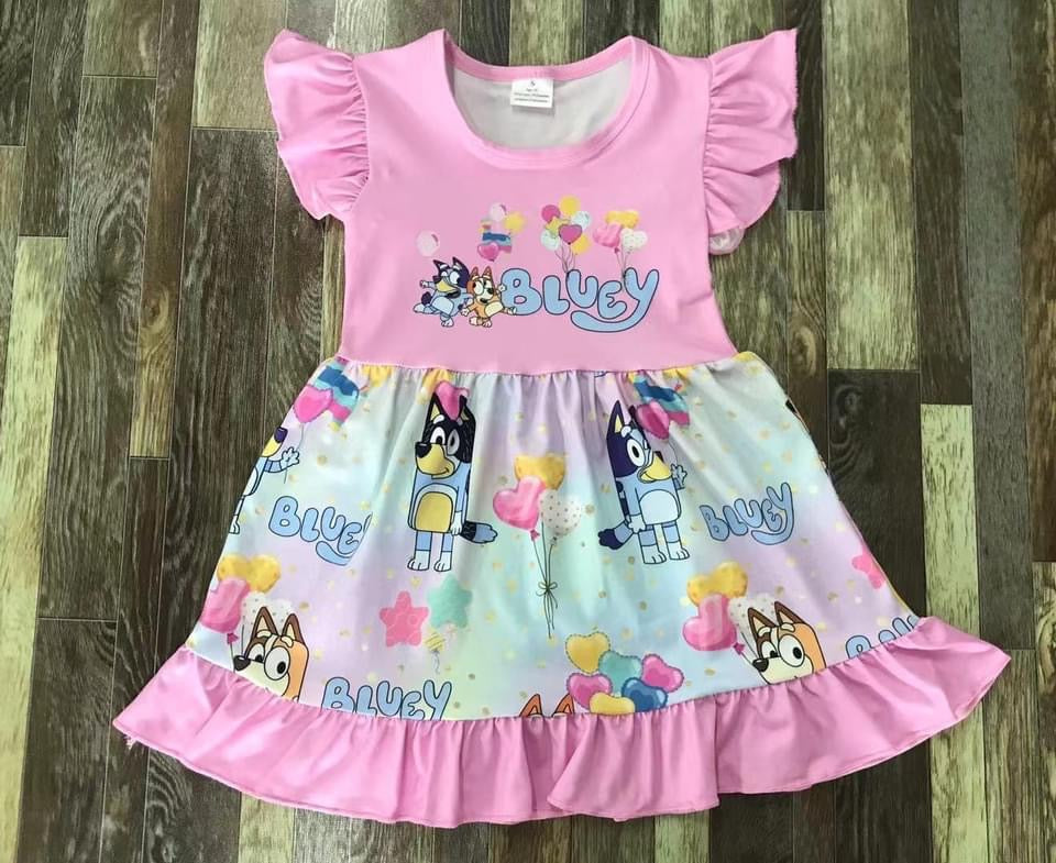 Preorder* Bluey Pink Dress