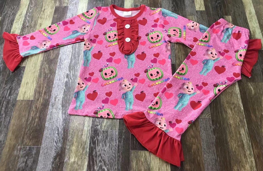 Preorder Cocomelon Valentines lounge set