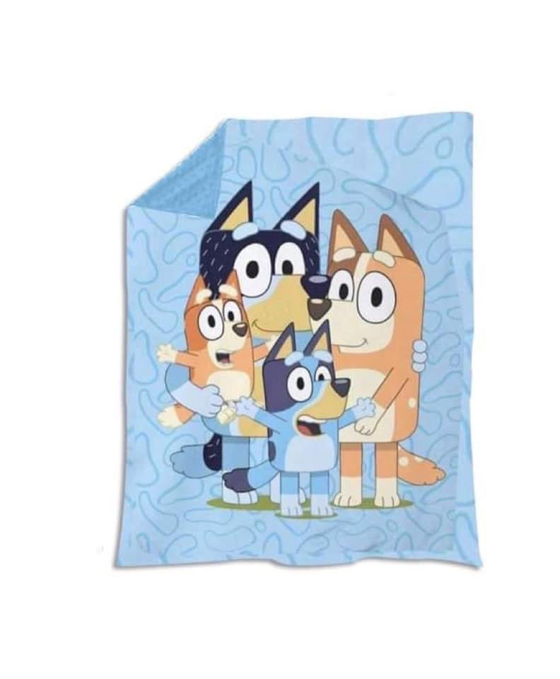 *Preorder* Inspired Bluey Minky Blanket