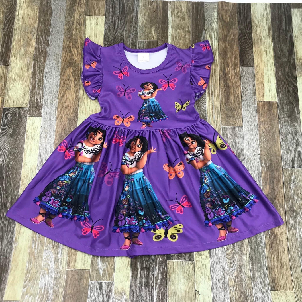 Preorder*  Encanto Maribel dark purple dress