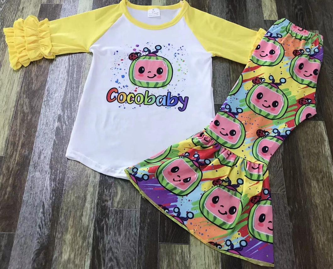 Preorder*  Cocomelon Cocobaby pants set