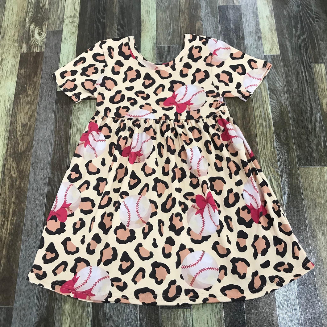 Preorder Cheetah baseball dress