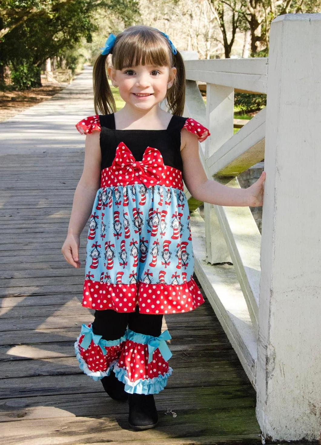 ETA 2/5 Preorder* Cat in the Hat Ruffle Set