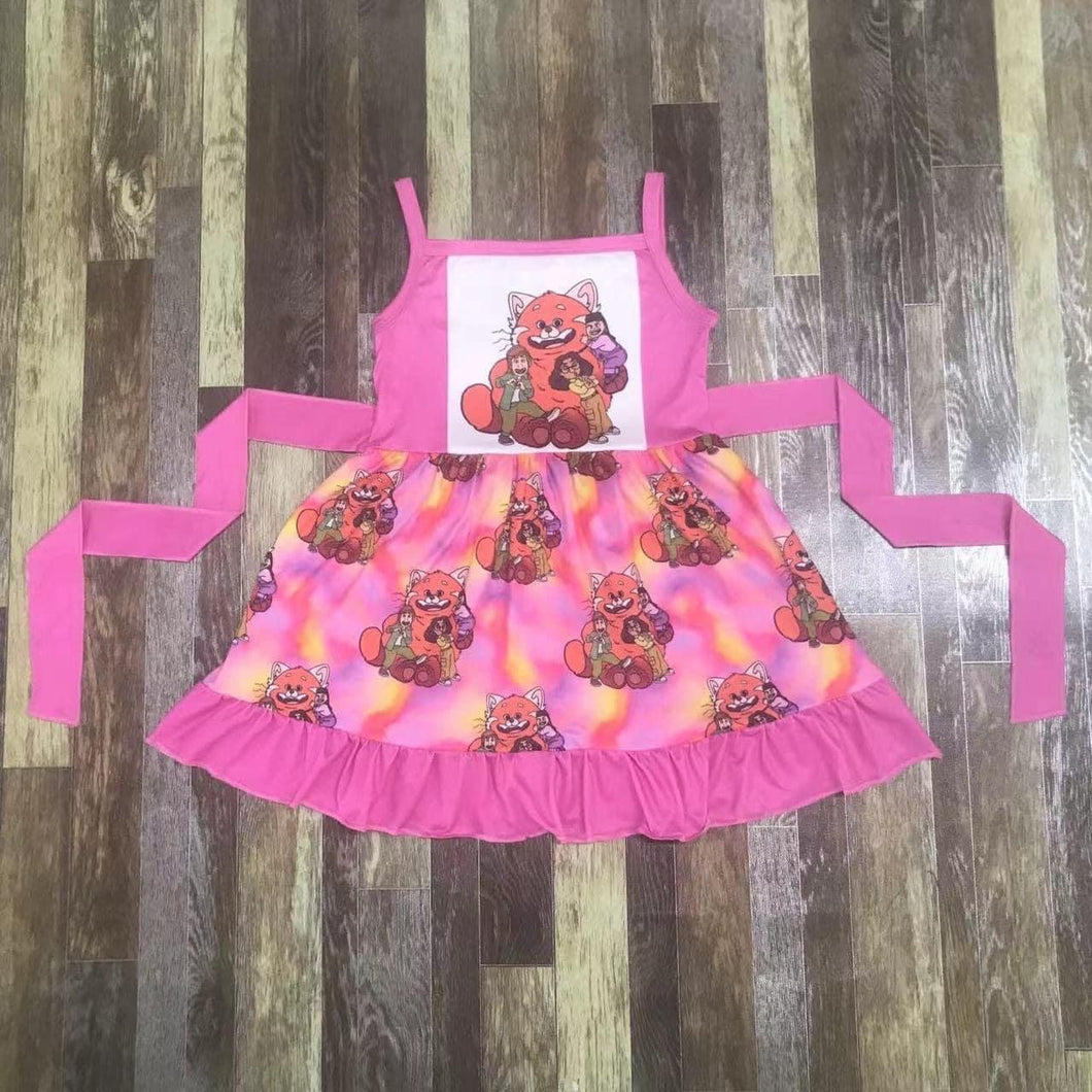 Preorder* Turning Red Pink dress