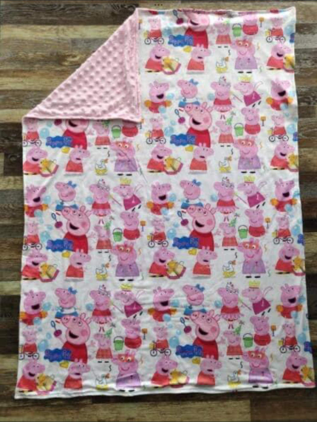 Preorder* Peppa minky blanket