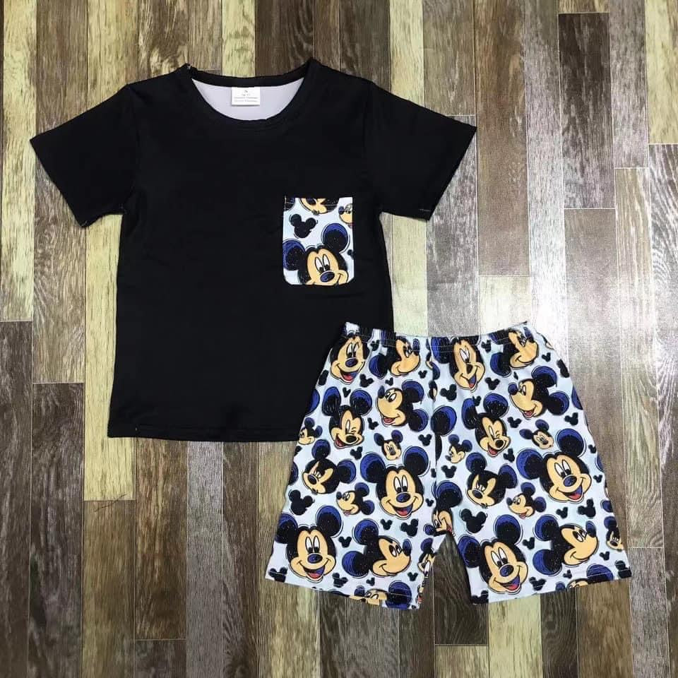 Preorder Mickey shorts set