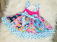 Load image into Gallery viewer, Inspired Baby Shark Twirl Dress
