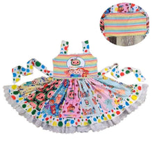 Load image into Gallery viewer, Preorder* Cocomelon Twirl Dress
