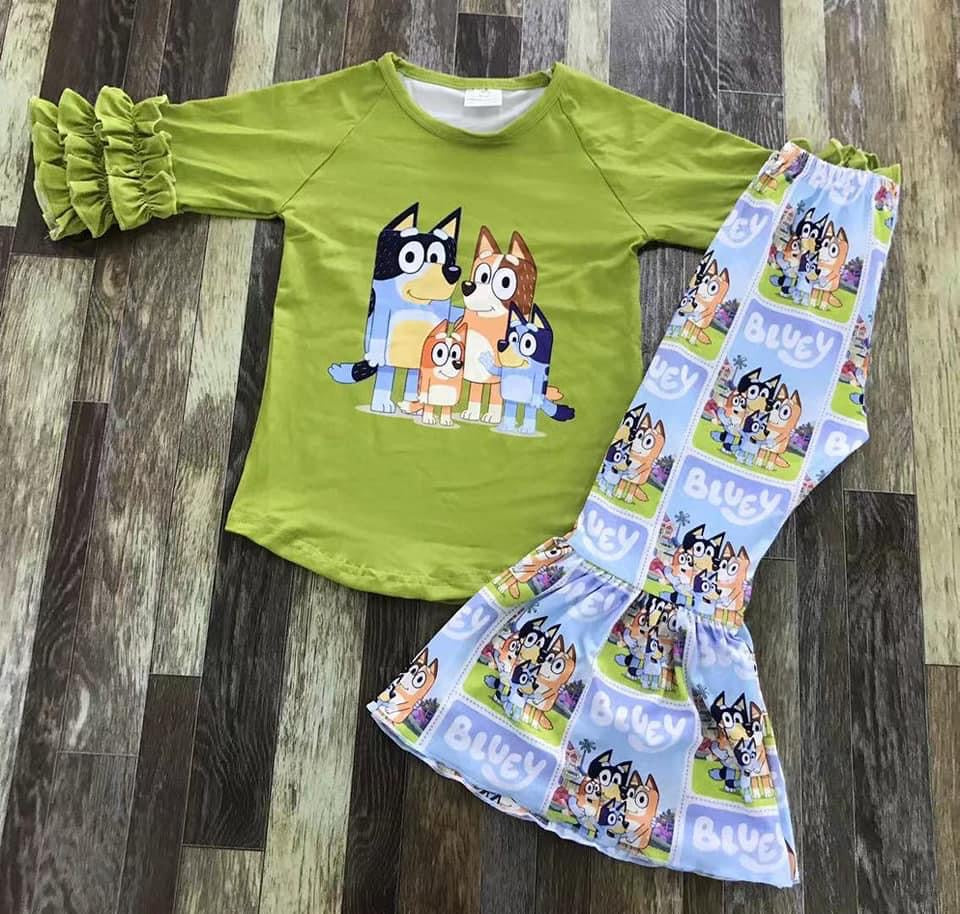 * Preorder* Bluey Green Bell Set