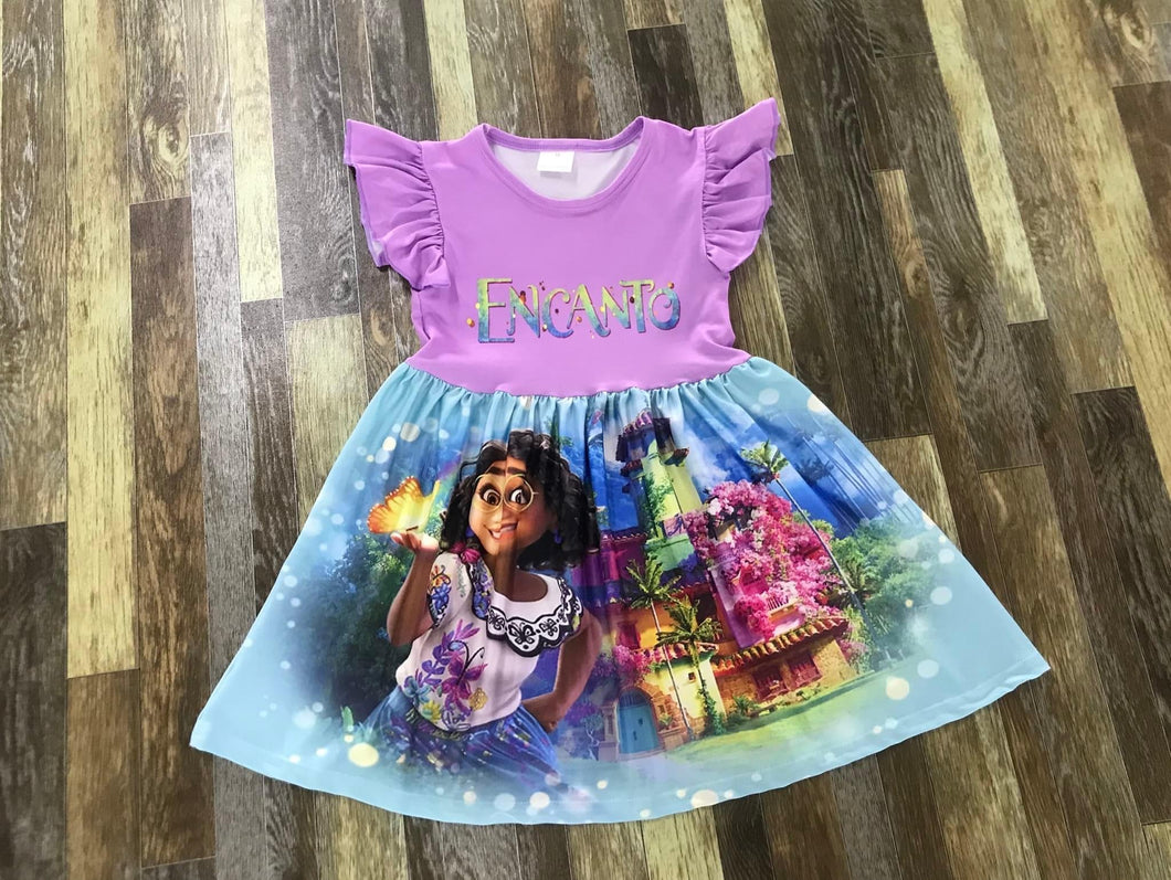 Preorder*  Encanto Mirabel dress purple