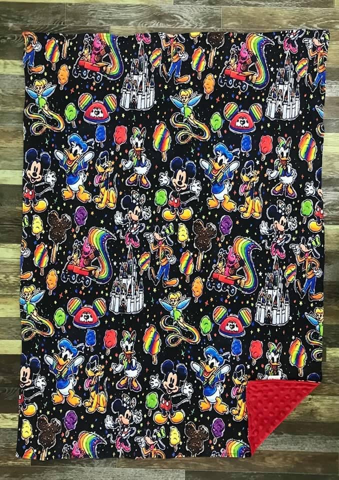 Preorder* Disney minky blanket